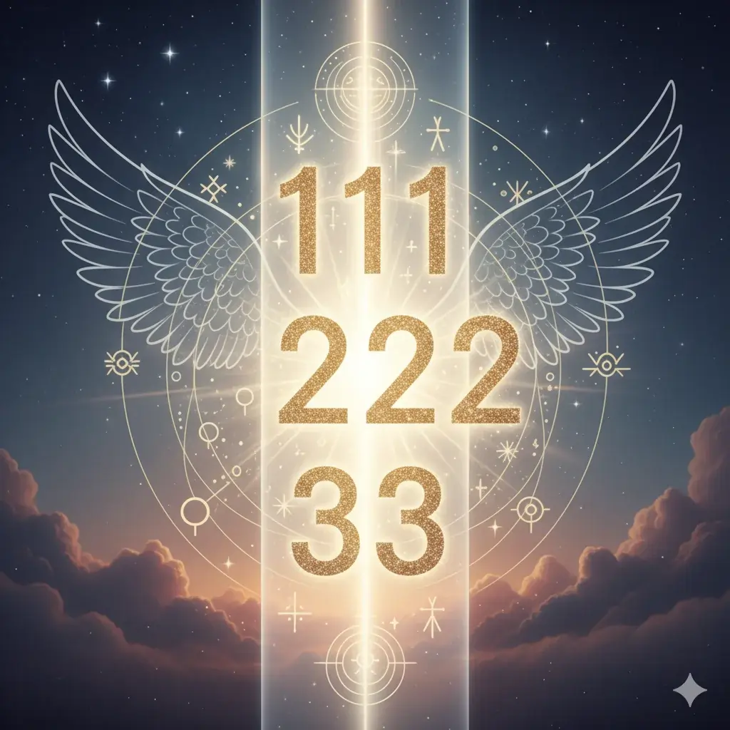 Illustration of Angel Numbers